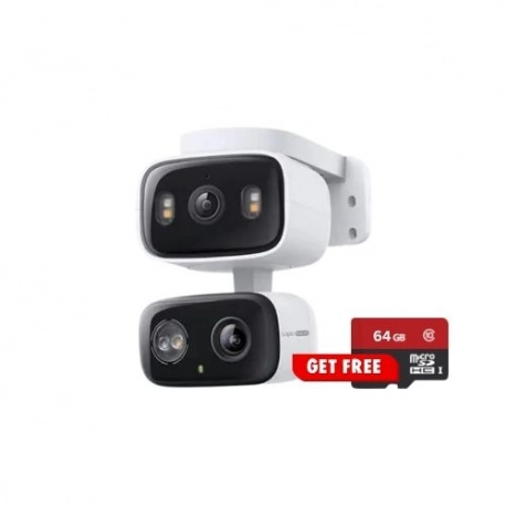 Indoor/Outdoor 2K Dual Lens Camera