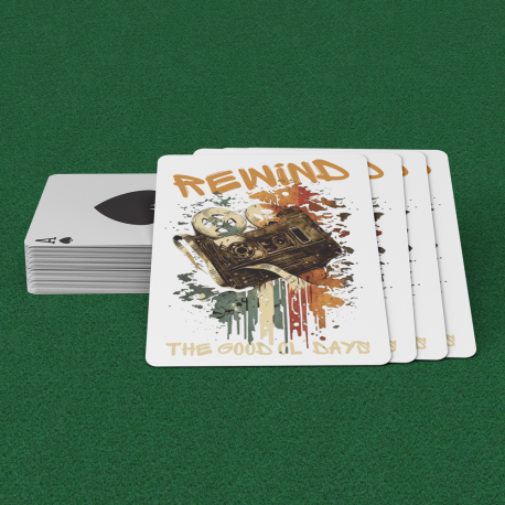 Rewind The Good Ol' Days Playing Cards