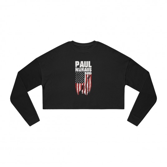 PNB Flag Merch Women s Cropped Sweatshirt