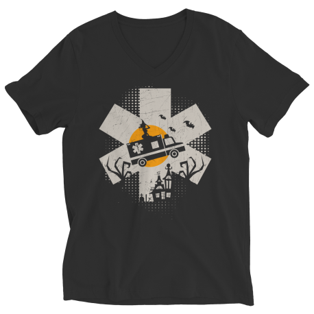 EMT Halloween - Ladies V - neck