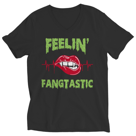 Feelin' Fangtastic - Ladies V-neck