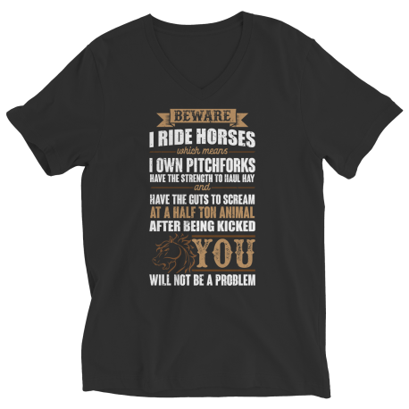 Beware I Ride Horses