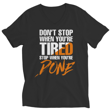 Don't Stop When You're Tired