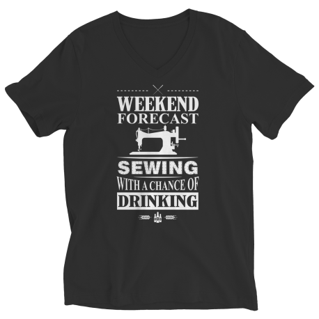 Weekend Forecast Sewing And Drinking