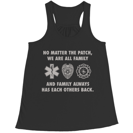 Limited Edition - No Matter The Patch We Are All Family And Family Always Has Each Others Back