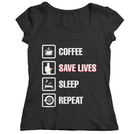 Coffee Save Lives Sleep Repeat