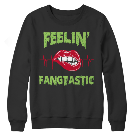 Feelin' Fangtastic - Creneck Fleece