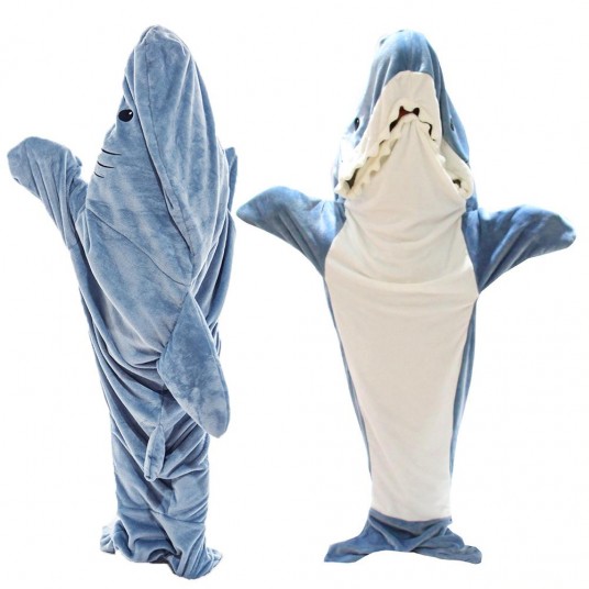 Wearable Shark Blanket Hoodie