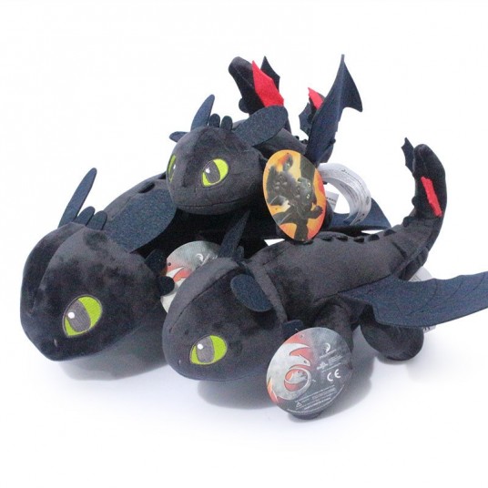 How To Train Your Dragon 3 Toothless Night Fury Plush Toy