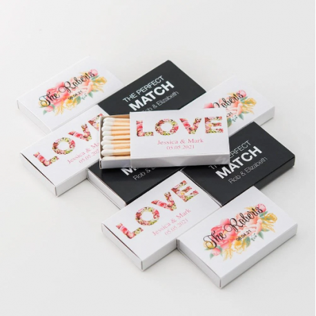 Set of Custom Matchboxes Logo * Personalized Matches * Wedding Matches * Custom Matches * Personalised Matchbox * Best Custom Ma