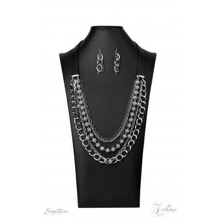THE ARLINGTO 2020 - EXCLUSIVE ZI COLLECTION BLACK GUNMETAL NECKLACE