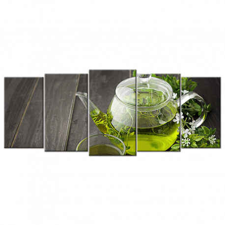 Green Tea - 5 Panels XL