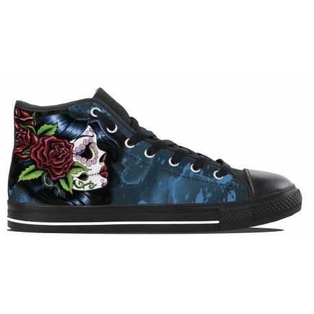 Girl Sugar Skull - Kids Hightop