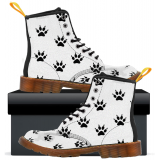 Cat Paw Print - Kids canvas Boots