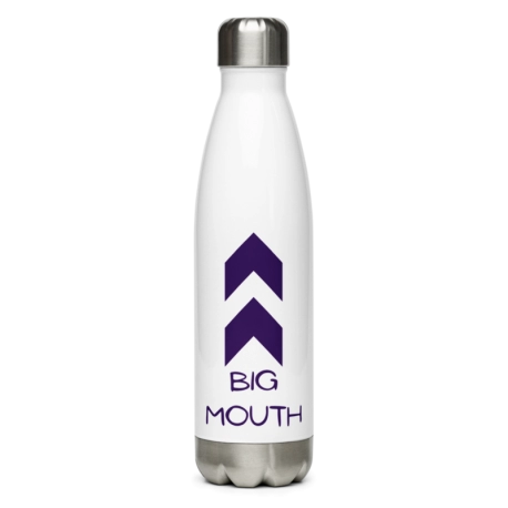 Big Mouth Stainless Steel Water Bottle - Purple