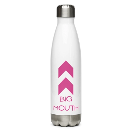 Big Mouth Stainless Steel Water Bottle - Pink