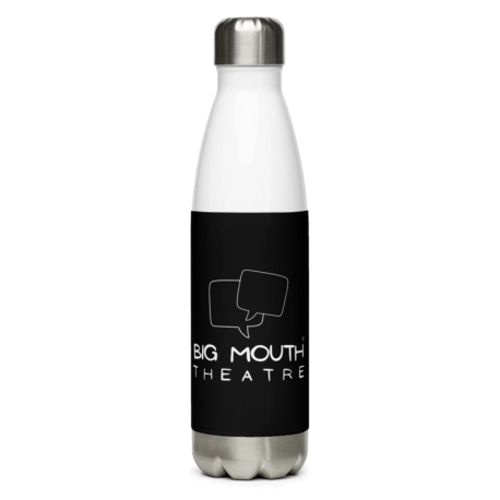 Big Mouth Theatre Stainless Steel Water Bottle - Black