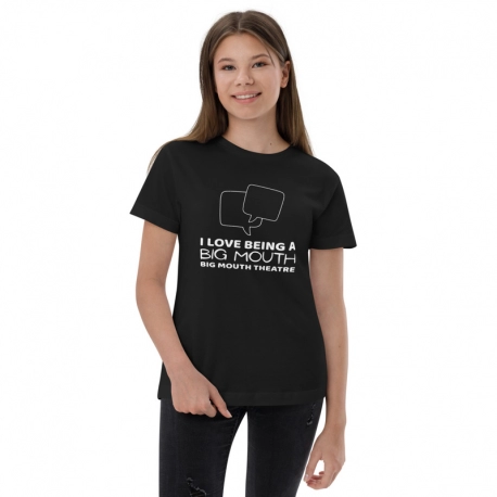 I Love Being a Big Mouth (With Logo) - Kids T-Shirt