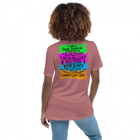 Women's Relaxed T-Shirt Christian Girl