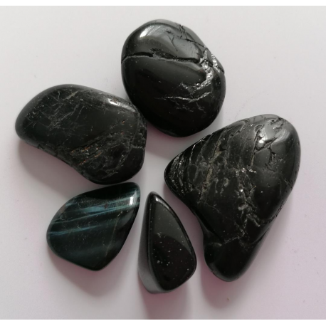 Black Tourmaline Polished Tumblestone
