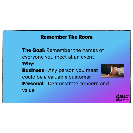 Remember The Room Workshop video
