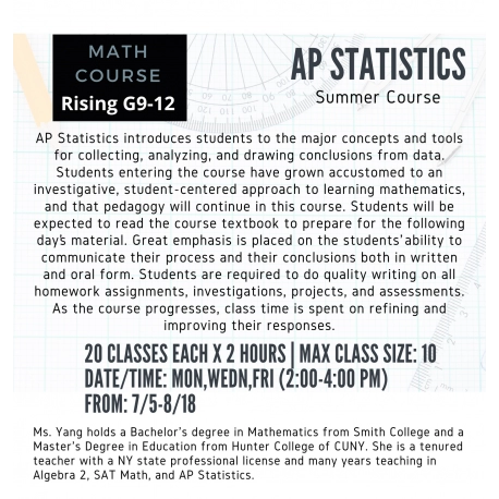 AP Statistics (Summer)
