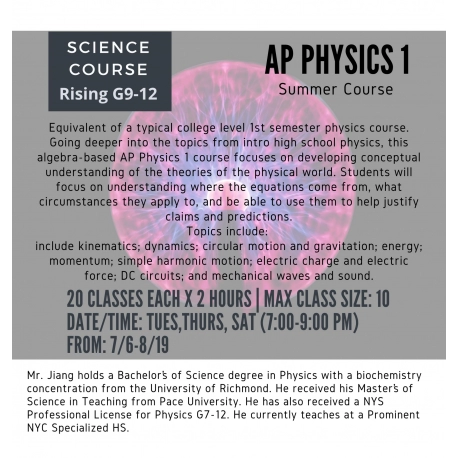 AP Physics 1 (Summer)