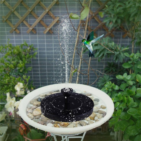 Lotus leaf floating pump water fountain