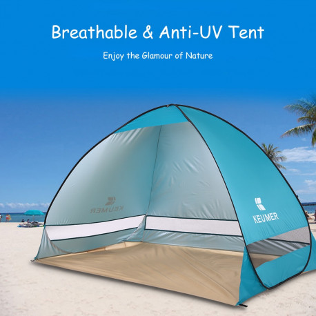 2 persons camping and beach tent - UV Protection - Pop up tent