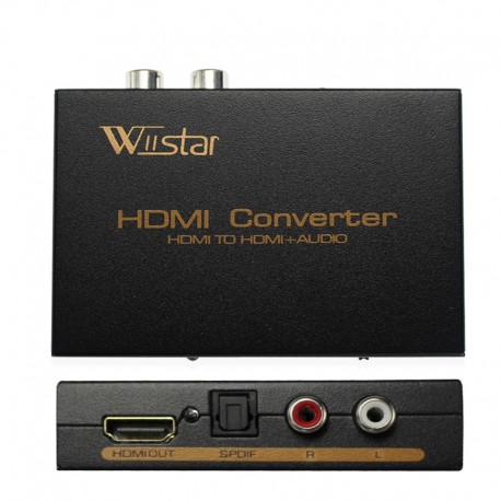 Wiistar hdmi to hdmi &R/L& spdif audio 