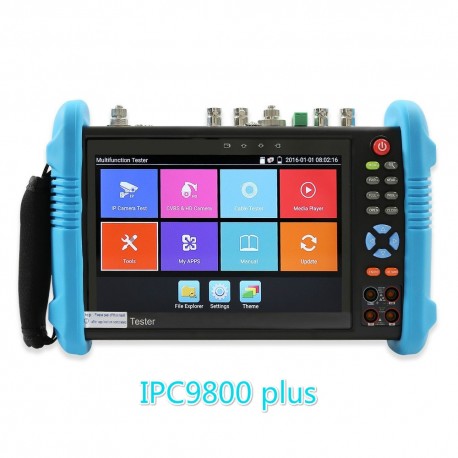 IPC9800 Plus 4k security camera ip 1080P 8MP AHD TVI CVI CVBS SDI  6 In 1 CCTV Tester Monitor ONVIF Multimeter Optical POE