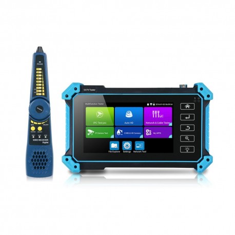 Factory Price CCTV Tester IPC-5000 5100 5200C Plus Full 8MP IP CVI TVI AHD SDI Analog 6 IN 1 VGA & 4K HDMI input cable tracer