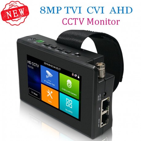 IPC1800plus 4K H265 CCTV IP Camera tester 8MP AHD TVI CVI CVBS CCTV Tester Monitor with PTZ Control Rapid ONVIF IPC Tester POE