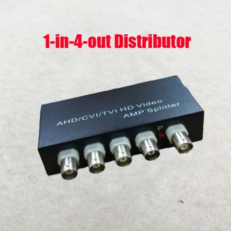 NOVOXY  1 In 4 Out 2mp 1080P  AHD CVI TVI BNC Video Distributor Amplifier 1CH To 2CH Splitter For CCTV Security Camera