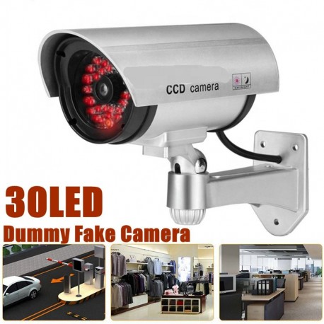 KCASA Automatic Induction 30 LED Light Simulation Dummy Fake Camera