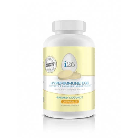 i26 Hyperimmune Egg Banana Coconut Chewables