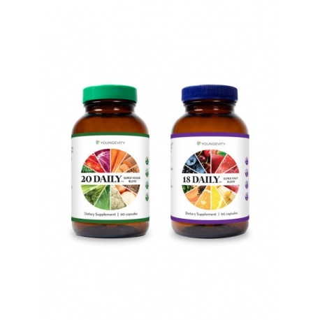 18 Daily™ Super Fruit Blend & 20 Daily™ Super Veggie Blend