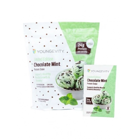 Limited-Edition Chocolate Mint Protein Shake