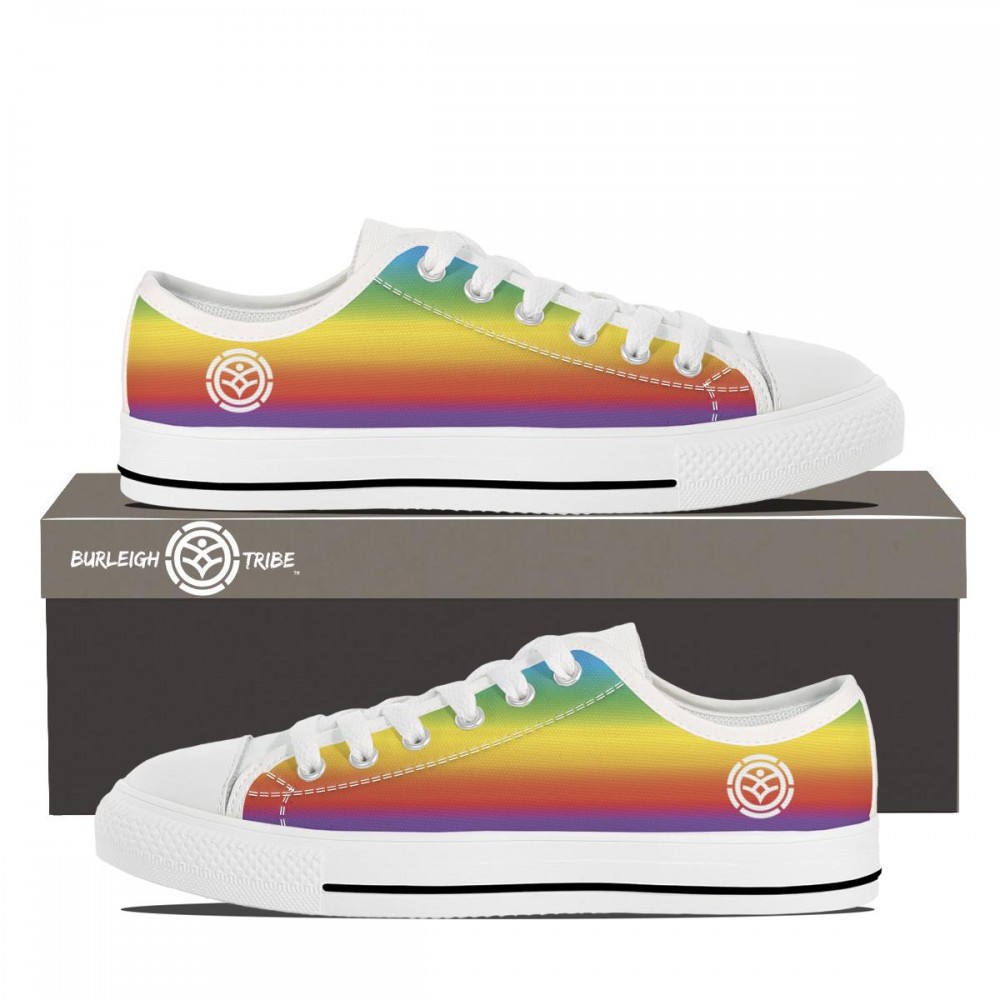 lowline low top sneaker in rainbow