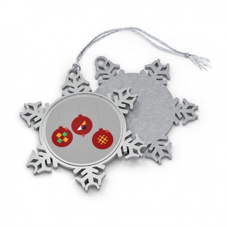 Pewter Snowflake Ornament