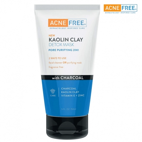 ACNEFREE KAOLIN CLAY DETOX MASK WITH CHARCOAL | 150ML