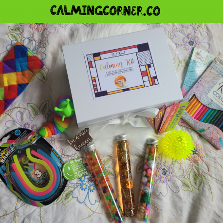 Calm Down Kit  Big box of 30 Items Calm Toolbox
