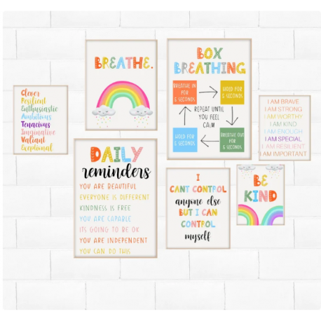 Strategies for Calming Down Self Rescue Posters 12 pdf jpeg