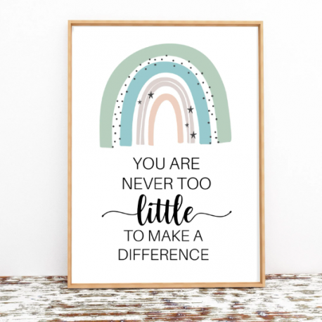 You Are Never digital print, Digital Download, Kids Bedroom Decor, Kids Art, Nursery, Child Posters, Girl boy Wall Art, Children