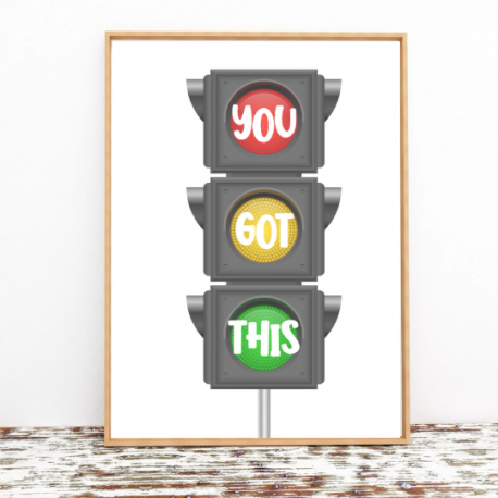 You got this digital print, Boy Bedroom Decor, Digital Download, Nursery poster, Children's bedroom, Playroom decor, Kids Quotes