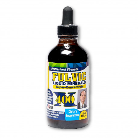 Fulvic Minerals 400X Concentrate - 4 oz.