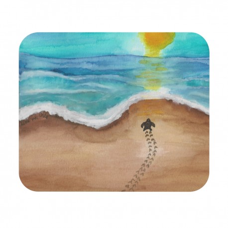 Tenacious Turtle Mouse Pad  Rectangle 