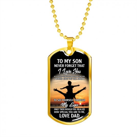 To My Son Never Forget That I Love You