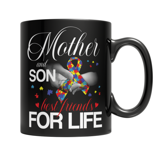 Mother & Son Best Friends For Life - Autism Awareness