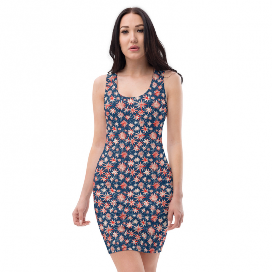 Forth of July Body Con Womens Dress